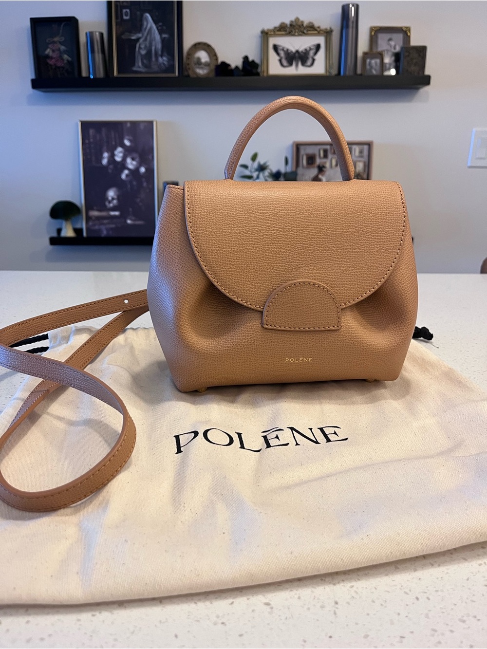 Polène Numero Un Nano - Textured Tan